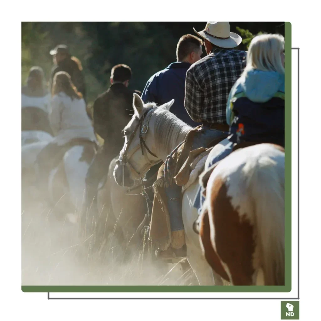 northern wisconsin horse tour rides